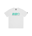 BB ASTRO T-SHIRT - WHITE/GREEN LOGO