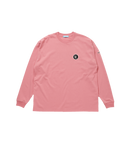 EMBROIDERED RUNNING DOG L/S T-SHIRT - DEEP PINK